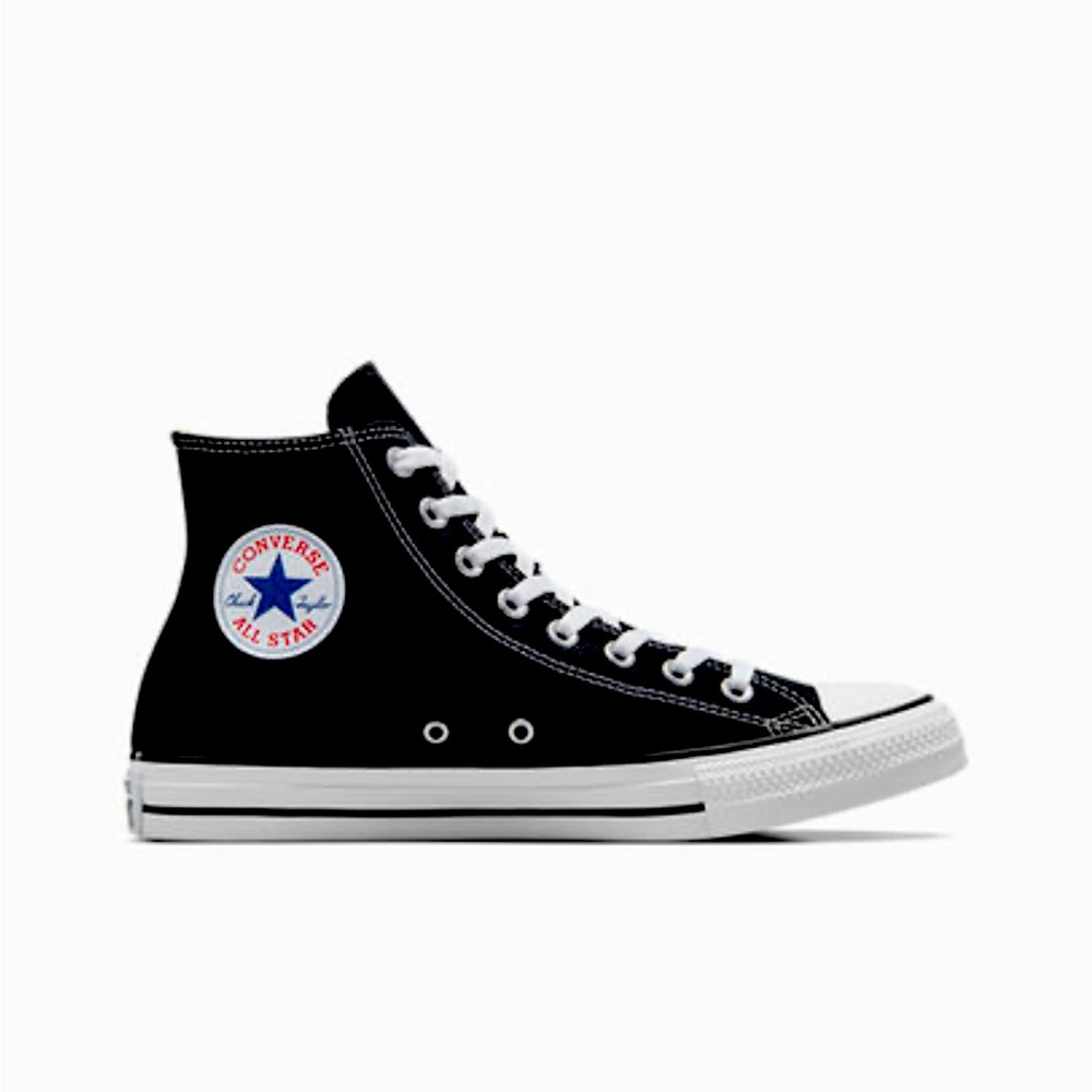 Converse Classic High-Top Chucks in Black, Women’s Size 8. NWOT.